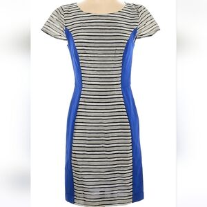 Silk and cotton bodycon sheath dress size 4